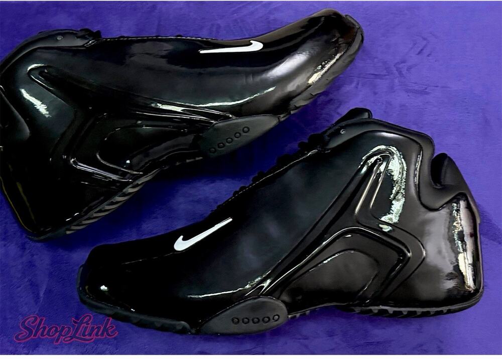 Nike Zoom Hyperflight Premium Patent Black IR0962 001 Sz. M/12.5 Retro NWHB